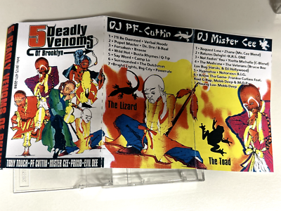 DJ TONY TOUCH 5 DEADLY VENOMS OF BROOKLYN 90S HIP HOP RAP MIXTAPE