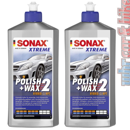 2x Sonax XTREME Polish+Wax 2 Hybrid NPT 500 ml Politur, Wachs Versiegelung - Bild 1 von 1