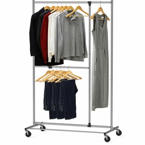 Closet Hanging Organizer Garment Rack Clothes Hanger Rolling Heavy Duty Portable 313028492420 Ebay