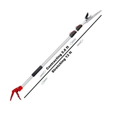 5.6-13 Foot Extendable Tree Pruner, Cut and Hold Pruning Trimmer, Long Reach ...