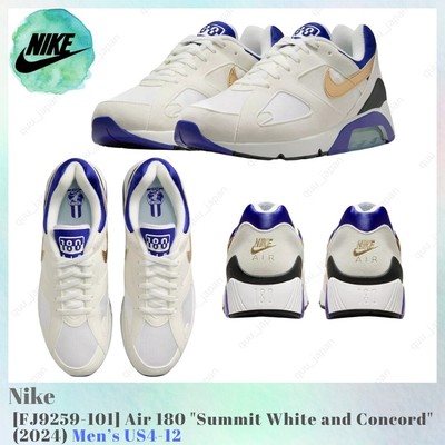 Nike Air 180 Summit White and Concord 2024 FJ9259-101 Men's US4-12 NEW