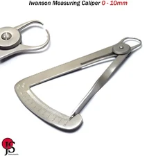 Dental Crown Iwanson Spring Caliper Measuring Gauge Thickness Orthodontic