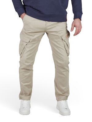 riverso Cargohose Herren Stretch Tapered Fit RIVNick Cargo Hose Taschen
