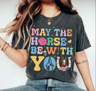 Groovy Horse Racing Shirt Kentucky Derby Shirt, May The Horse Be With You Shirt