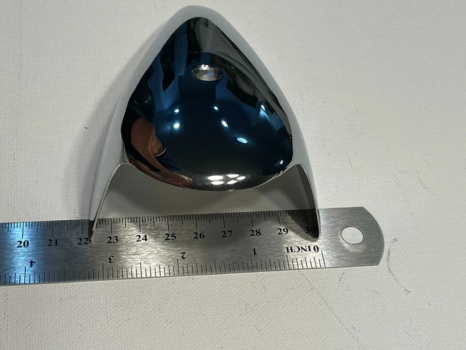 Cubierta de luz de señal de giro VW Bug acero cromado 2 piezas Volkswagen Beetle 1964-1967 T1 Foto 4 de 4