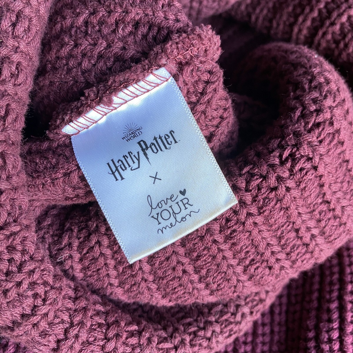 Harry Potter Gryffindor Beanie Hat Pom Pom Knit Burgundy Gold Love Your Melon Harry Potter Gryffindor Pom Beanie | Mercari main image 3
