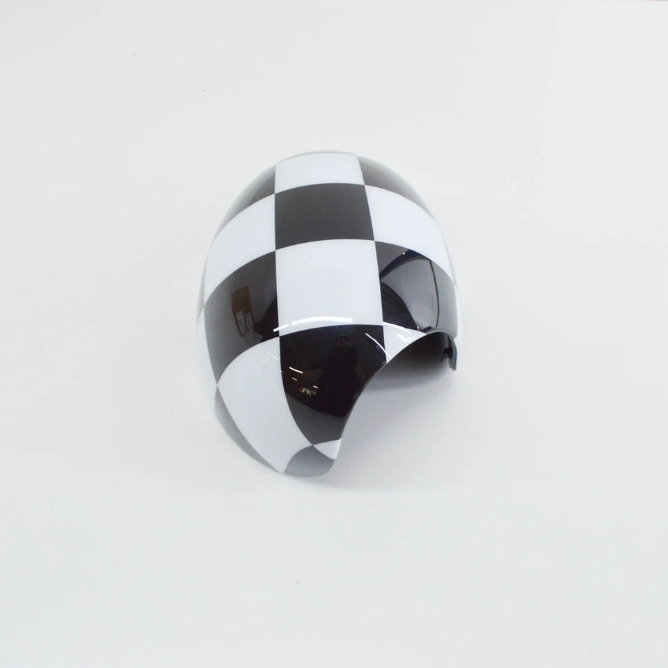 MINI COOPER R56 Front Left Door Mirror Cover Checkered 51160415117 NEW GENUINE - Image 3 of 4