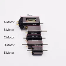 DC 12V-24V High Speed Dual Shaft Micro Mini Motor Engine RC Toy HO Car Train