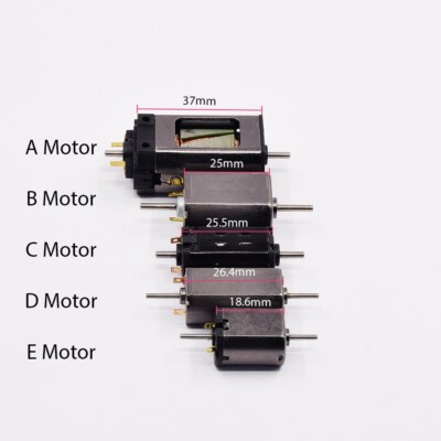 DC 12V-24V High Speed Dual Shaft Micro Mini Motor Engine RC Toy HO Car ...