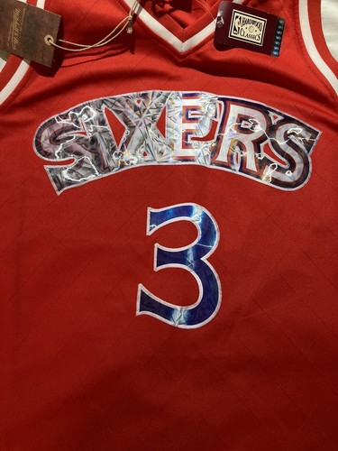 Mitchell & Ness NBA 75th Anniversary, Allen Iverson Jersey, Men’s Size 3X, NWT! - Picture 4 of 8