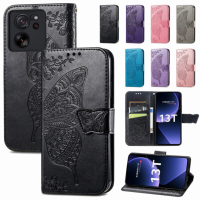 For Xiaomi Redmi Note 12 11 10 9 Pro 13T Max PU Leather Flip Wallet Case Cover