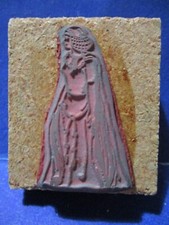 2 IN 1 RUBBER STAMP WOOD MTD -2 SIDED