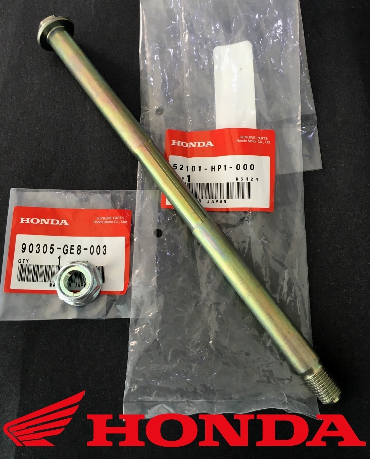 Honda OEM SWINGARM PIVOT BOLT AND NUT TRX 450R eBay