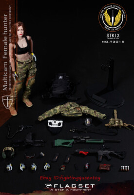Flagset 1/6 マルチカム ハンター アンジェラ  FS-73015 FLAGSET 1/6 FS-73015 Multicam Female Hunter Battle Angel Angela