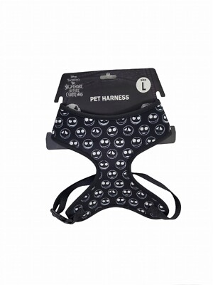 Disney Pet Dog Harness Adjustable Jack Skellington TNBC By Buckle-Down Large New