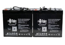 Raion 12V 55Ah Battery For Electric Mobility Rascal Power Chair 22NF - 2 PK