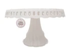 White Decorative Plastic Cake Stand Pastry Cupcakes Serving Platter Party Home