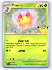 Cherrim 007/128 Holo Common ME: 30th Celebration Pokemon Lightly Played