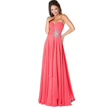 Jovani Coral Strapless Formal Gown 4