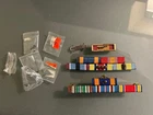 Lot Of Vintage US Military Ribbon Bar Rack WW2 Victory Ribbon Army USAF Awards