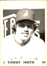 1975 Anderson Rangers TCMA #1 Tommy Smith - EX Baseball Card