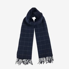 Vintage Polo Ralph Lauren Wool Scarf Classic Plaid Christmas Winter Neck Scarves