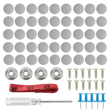 202 Pieces Car Roof Headliner Repair Button Kit Car Ceiling Fabric Repair Gray
