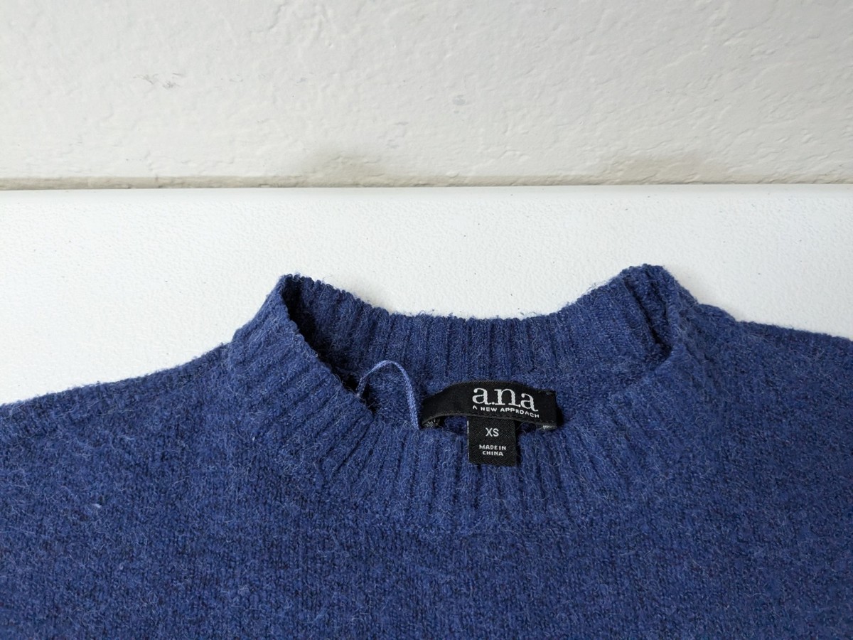 Pull Femme A.n.a. Rayé Manches Longues – Taille PM (petite/medium), Polyester Blend, Occasion Très Bon état