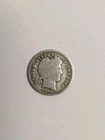 1907-D Barber Dime Ten Cents 90% Silver