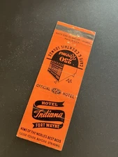 Vintage Indiana Matchbook “Hotel Indiana” Fort Wayne