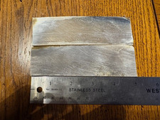 BEAUTIFUL NATURAL CUT BULL HORN KNIFE HANDLE MATERIAL BLANK SCALES