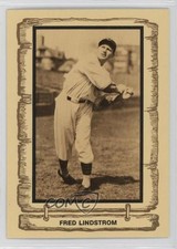 1983 Cramer Baseball Legends Series 4 Freddie Lindstrom Fred #100 HOF 0q3