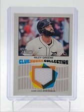 RILEY GREENE 2026 TOPPS HERITAGE CLUBHOUSE GAME-USED PATCH B Q6973