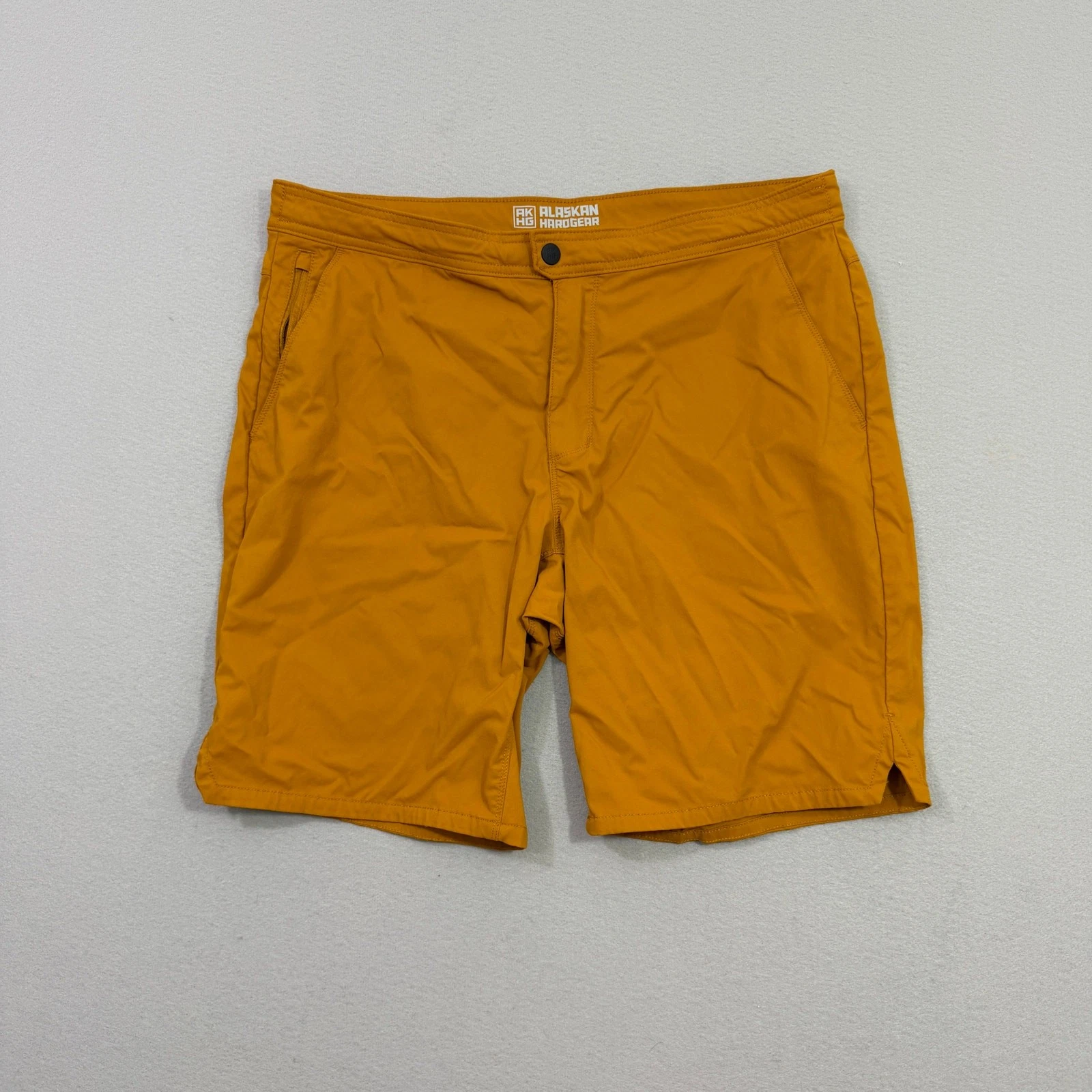 Alaskan Hardgear Free Rein Shorts Men's 38 Orange 10" Inseam Outdoors Hiking