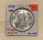 1935 $1 Canada Silver Dollar AU / UNC