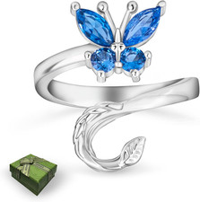 Adjustable Crochet Yarn Tension Rings for Crochet Finger Yarn Guide Rings Kni...