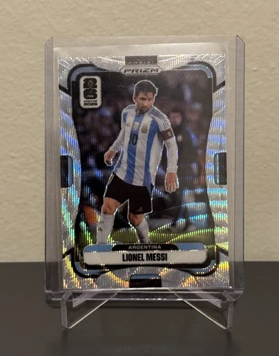 2026 Panini Prizm FIFA World Cup Lionel Messi Silver Wave #10 Argentina