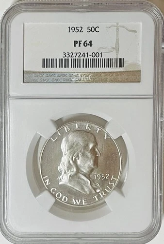 1952 Proof Franklin Half Dollar NGC PF64