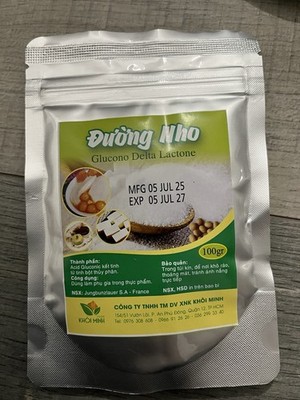 Tofu Coagulant- Glucono Delta Lactone -GDL- Duong Nho by Khoi Minh- Food Grade