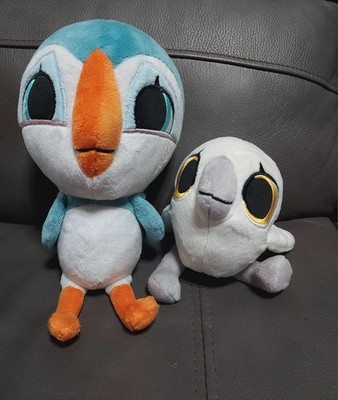 PUFFIN ROCK Oona & Baba Plush Stuffed Animal 2 Character Set 10  & 6 