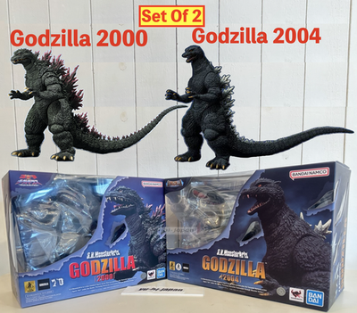 S.H.MonsterArts Godzilla 2004 Final Wars & 2000 G vs Megaguirus