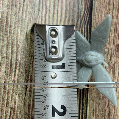 Mini Godzilla & Mini Mothra Plastic 2” Figures D&D Gojira Light