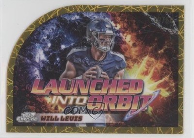 2024 Topps Cosmic Chrome Gold Interstellar Refractor 49/50 Will Levis #LIO-4 rw6