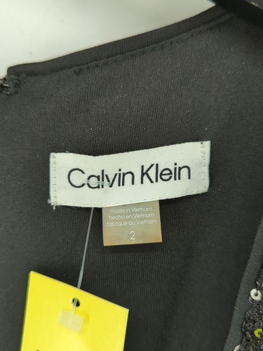 Calvin Klein Midikleid in A-Linie in Schwarz - Bild 5 von 5