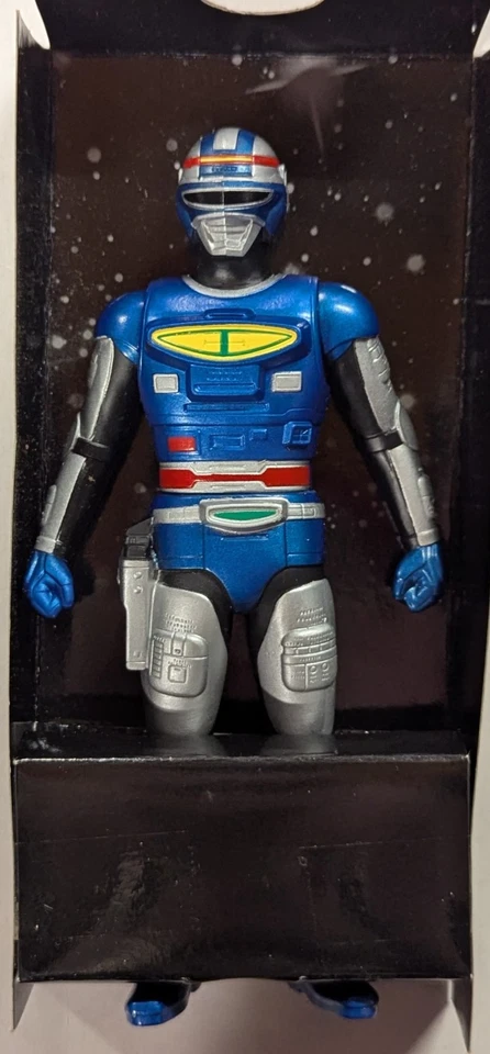 Figura de vinilo suave VR Troopers Metal Heroes Space Sheriff Shaider en caja BANDAI Foto 2 de 4
