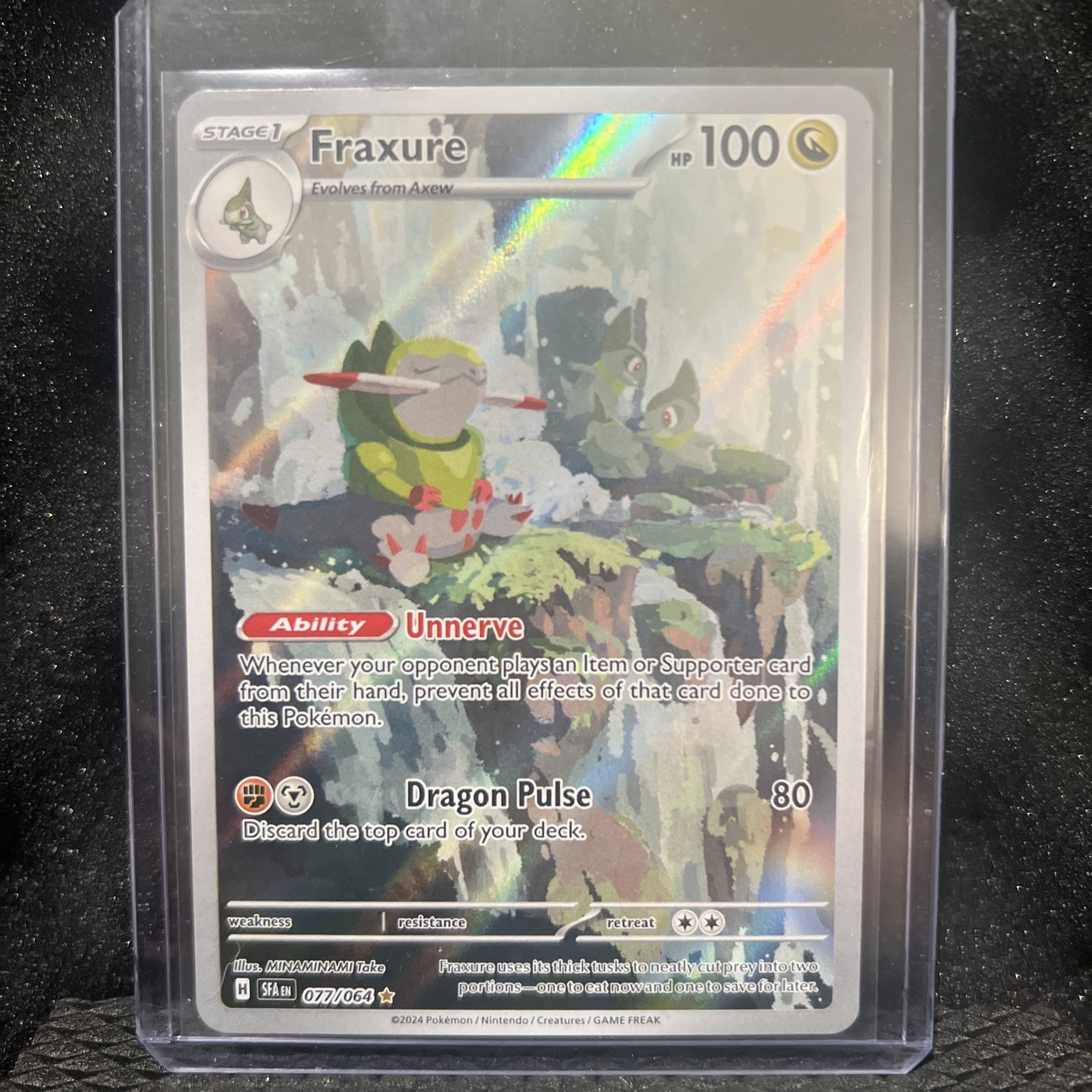 Fraxure NM 077/064 - SV: Shrouded Fable PKM