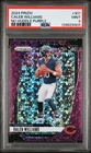2024 PANINI PRIZM NO HUDDLE PURPLE #301 CALEB WILLIAMS 28/49 PSA 9