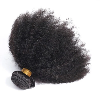 REMEEHI Unprocessed Virgin Mongolian Afro Kinky Curly Human Hair Extensions 100g/Bundle