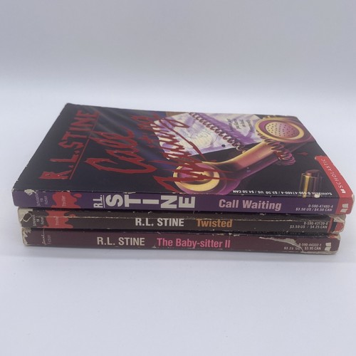 R.L. Stine Book Lot of 3 Vintage - The Babysitter II, Twisted, and Call Waiting - Picture 9 of 12