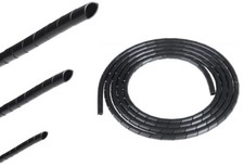 GUAINA AVVOLGICAVO SPIRALE FLESSIBILE CAVO ELETTRICO RACCOGLICAVI PLASTICA CALZA